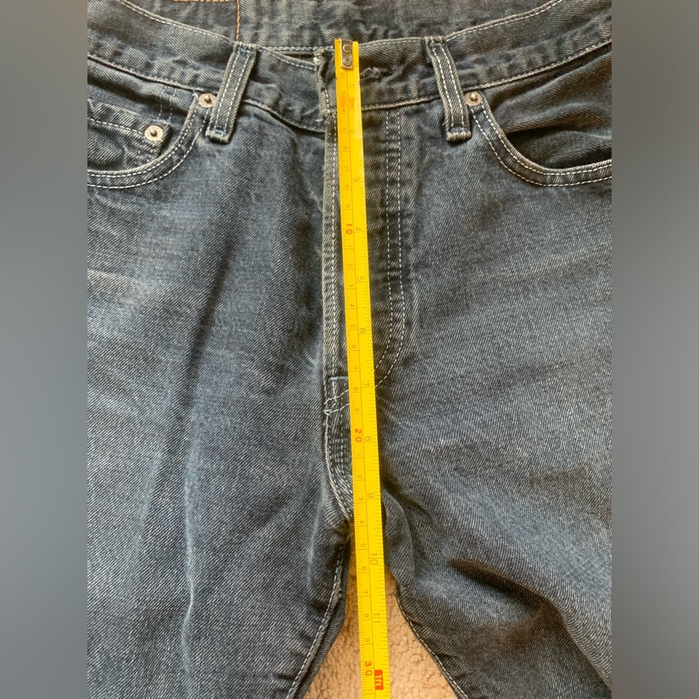 levi’s - dark wash straight leg jeans - Picture 9 of 10